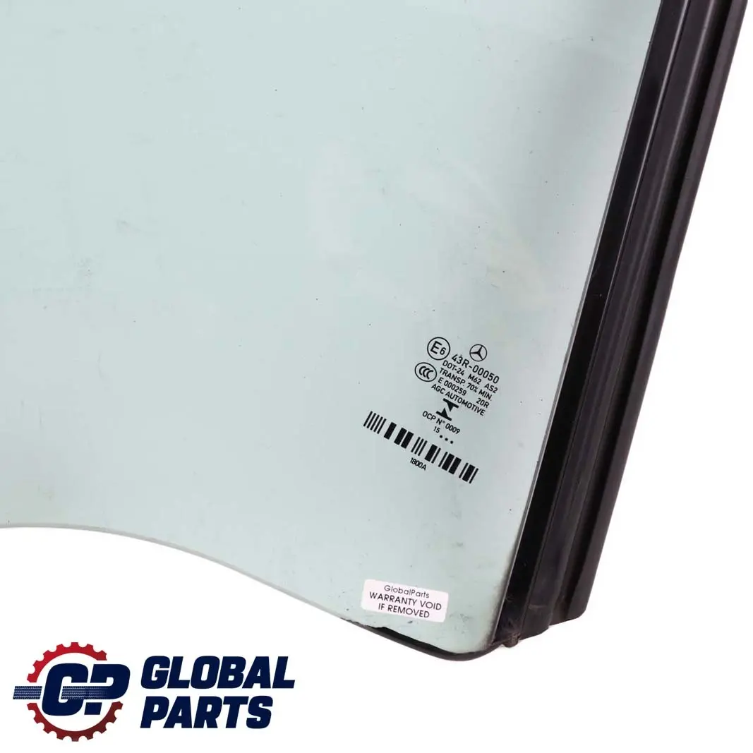 Mercedes-Benz E-Class A207 Convertible Rear Right O/S Window Glass Pane AS2 - SKU A2076701800 - Part number A2076701800
