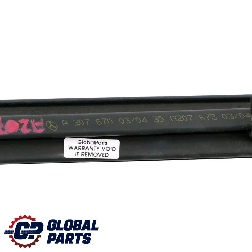 Mercedes-Benz E-Class A207 Rear Left N/S Door Window Rail Sealing Strip to with Part number A2076730321 Mercedes-Benz E-Class A207 Rear Left N/S Door Window Rail Sealing Strip - SKU A2076730321 - Part number A2076730321