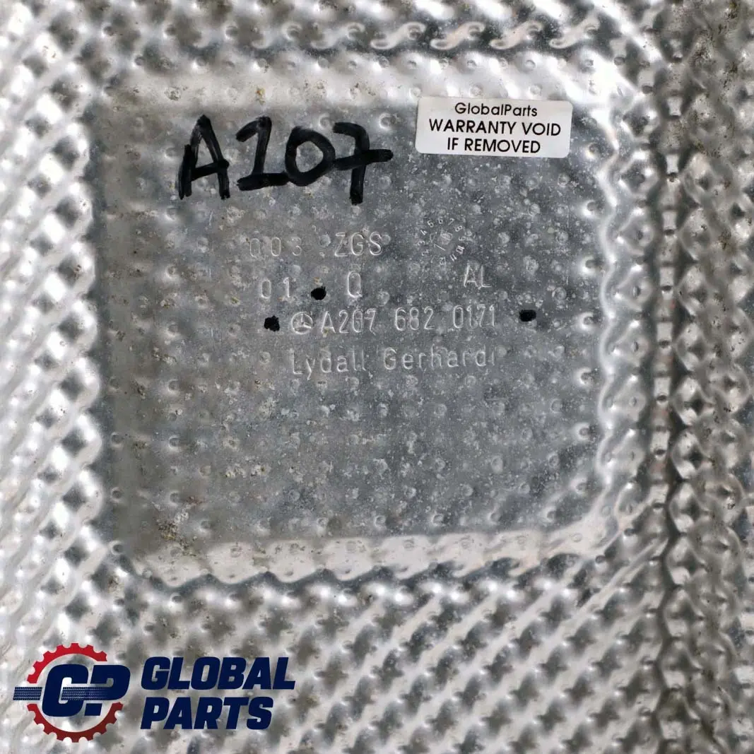 Mercedes-Benz E-Class A207 W207 Convertible Left N/S Heat Insulation Muffler to with Part number A2076820171 Mercedes-Benz E-Class A207 W207 Convertible Left N/S Heat Insulation Muffler - SKU A2076820171 - Part number A2076820171
