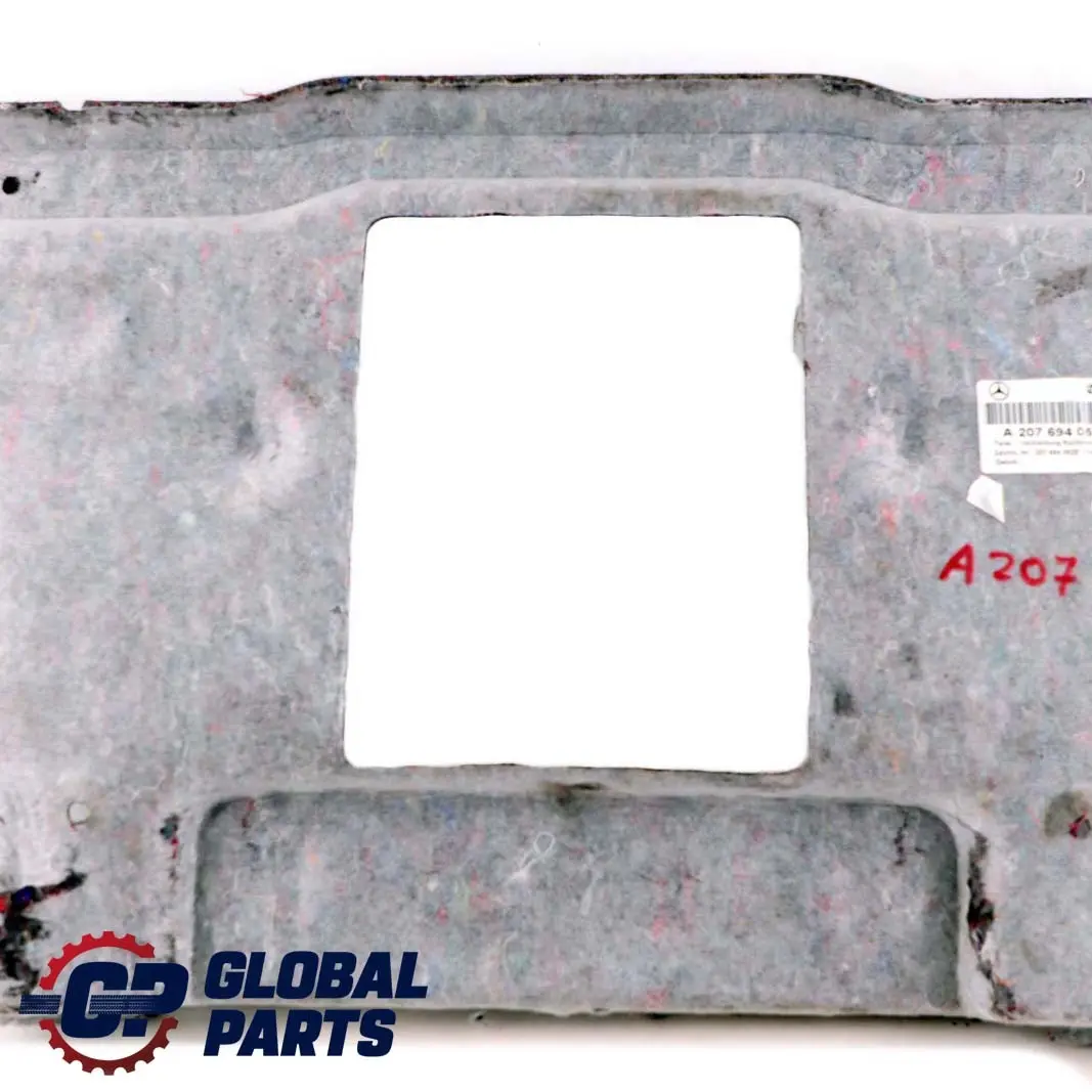 Mercedes-Benz E-Class W207 Cabrio A207 Rear Boot Trunk Sound Insulation Panel to with Part number A2076940525 Mercedes-Benz E-Class W207 Cabrio A207 Rear Boot Trunk Sound Insulation Panel - SKU A2076940525 - Part number A2076940525
