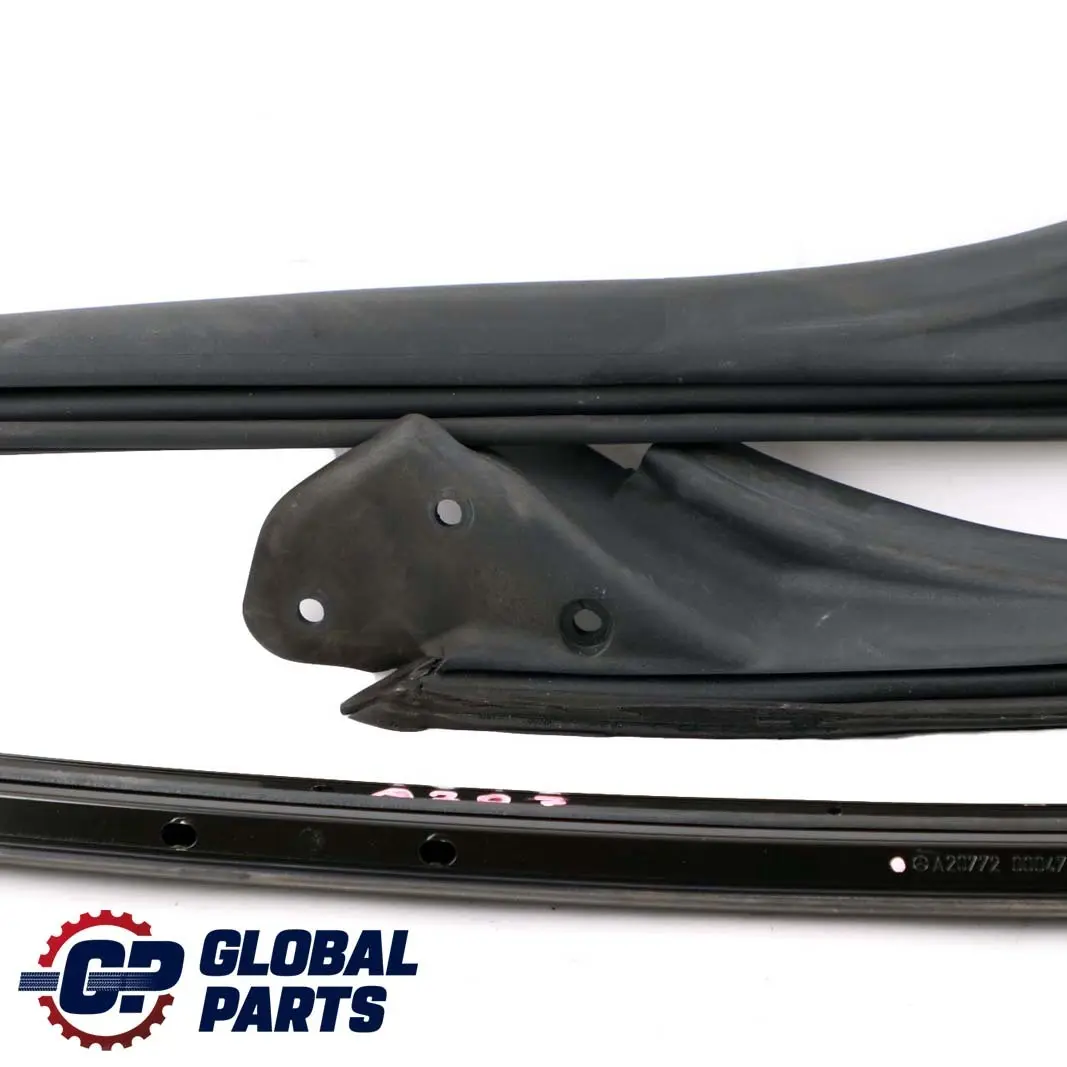 Mercedes-Benz A207 W207 Convertible Windshield Seal Window Sealing Frame Front to with Part number A2077200047 Mercedes-Benz A207 W207 Convertible Windshield Seal Window Sealing Frame Front - SKU A2077200047 - Part number A2077200047