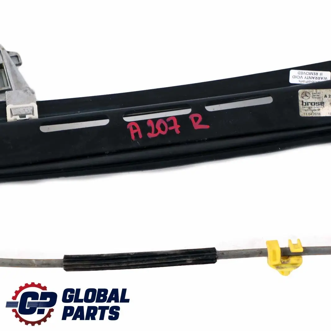 Mercedes W207 Front Right Door Electric Window Lifter Regulator - SKU A2077200446 - Part number A2077200446