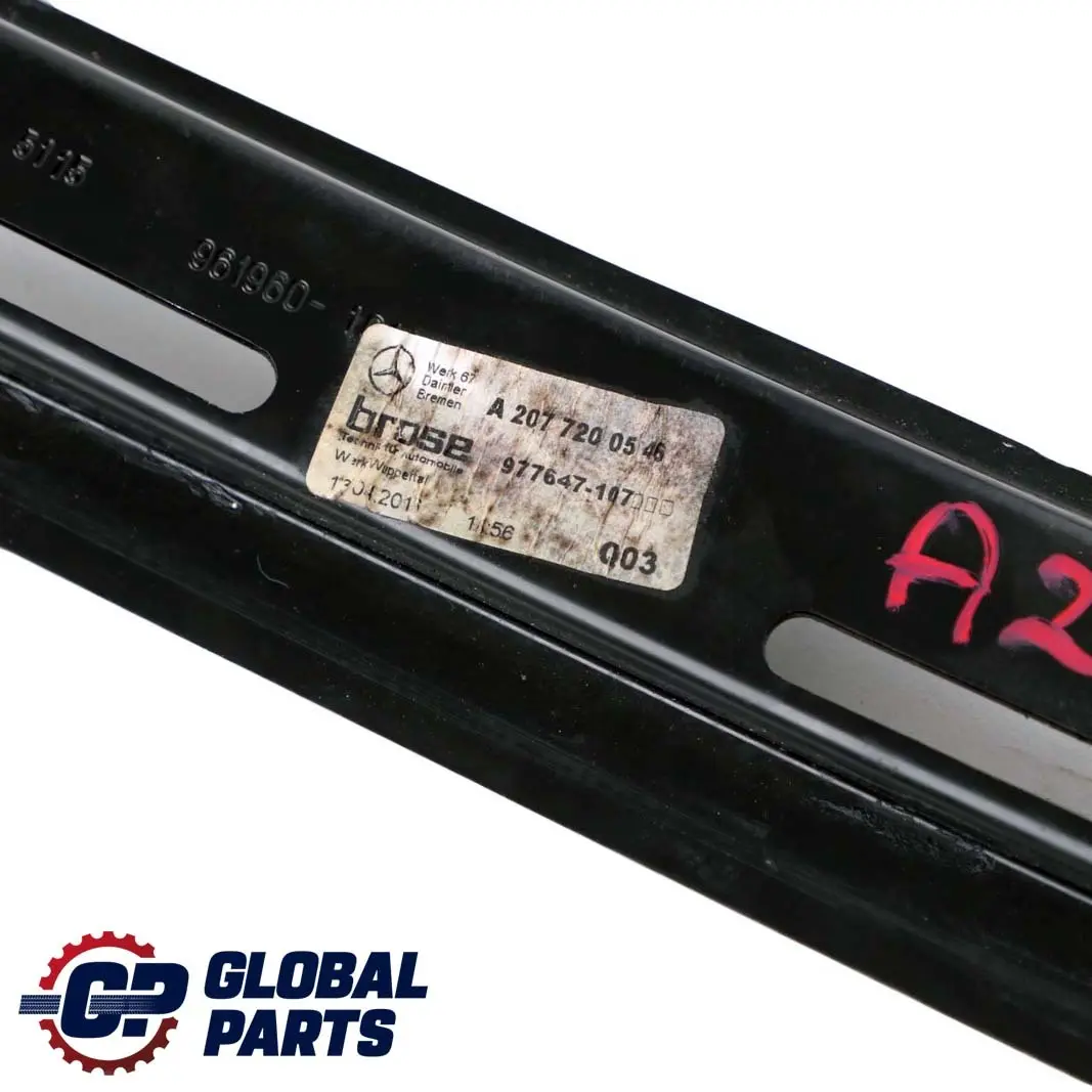 Clase E W207 Puerta Delantera Izquierda Elevalunas Eléctrico Regulador para Mercedes con número de pieza A2077200746 Mercedes Clase E W207 Puerta Delantera Izquierda Elevalunas Eléctrico Regulador - SKU A2077200746 - Número de pieza A2077200746