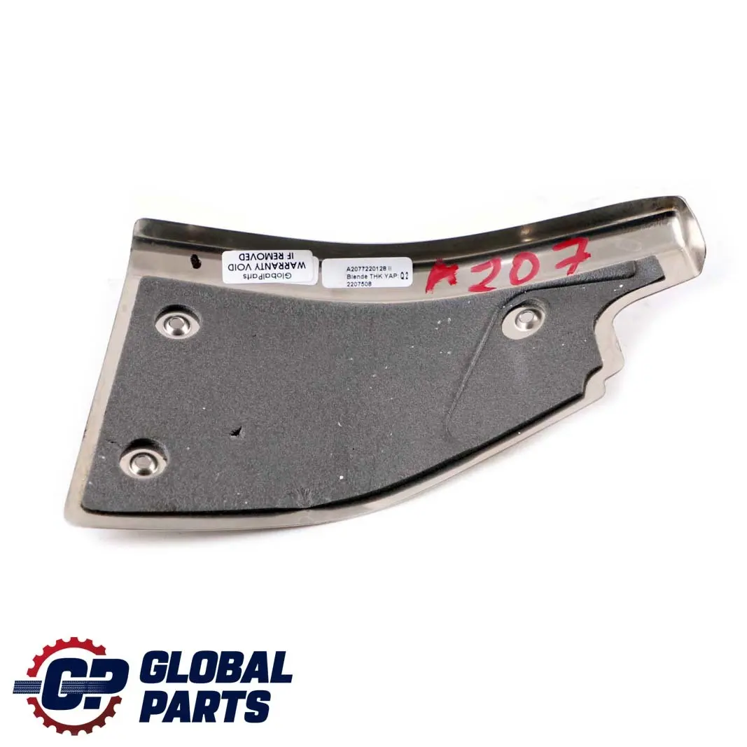 W207 Links Türverkleidung Abdeckung Randverkleidung Chrom Finisher für Mercedes mit Teilenummer A2077220128 Mercedes W207 Links Türverkleidung Abdeckung Randverkleidung Chrom Finisher - SKU A2077220128 - Teilenummer A2077220128