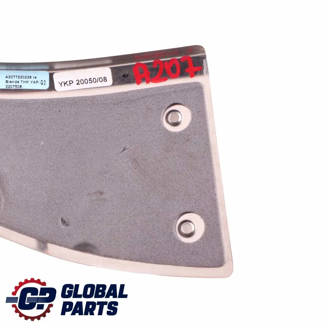  Mercedes-Benz E C207 Blende Türblende Chrom Abdeckung Rechts Vorne - SKU A2077220228 - Teilenummer A2077220228