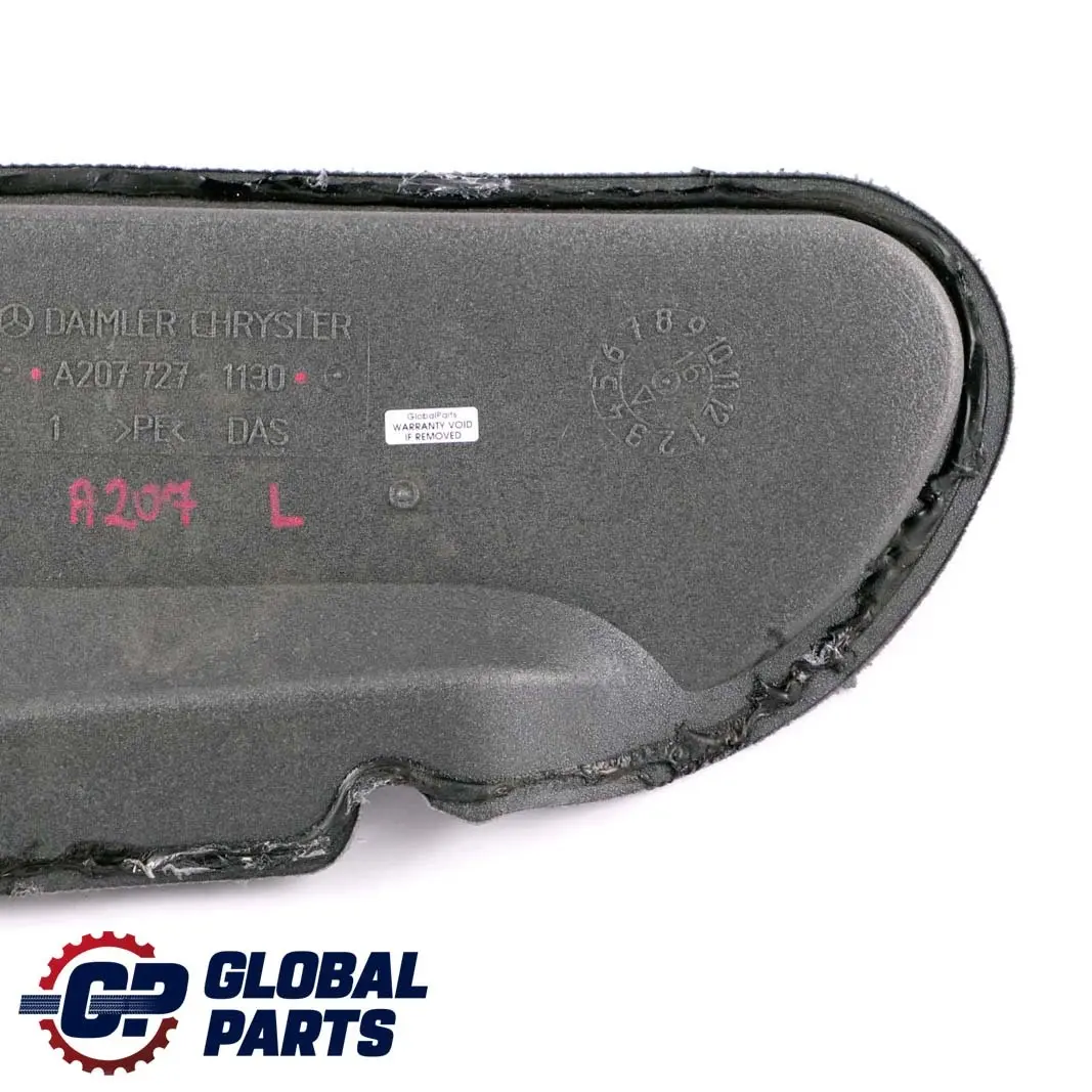 Mercedes W207 A207 C207 Coperchio isolante porta sinistra - SKU A2077271130 - Numero di parte A2077271130