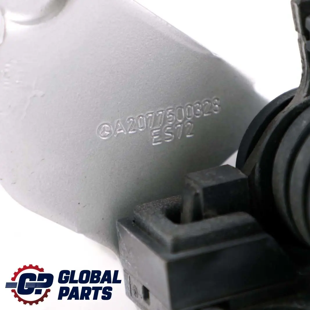 Bisagra Tapa Maletero Trasera Izquierda Plata Brillante Iridio para Mercedes A207 con número de pieza A2077500928 Mercedes A207 Bisagra Tapa Maletero Trasera Izquierda Plata Brillante Iridio - SKU A2077500928-IRS - Número de pieza A2077500928