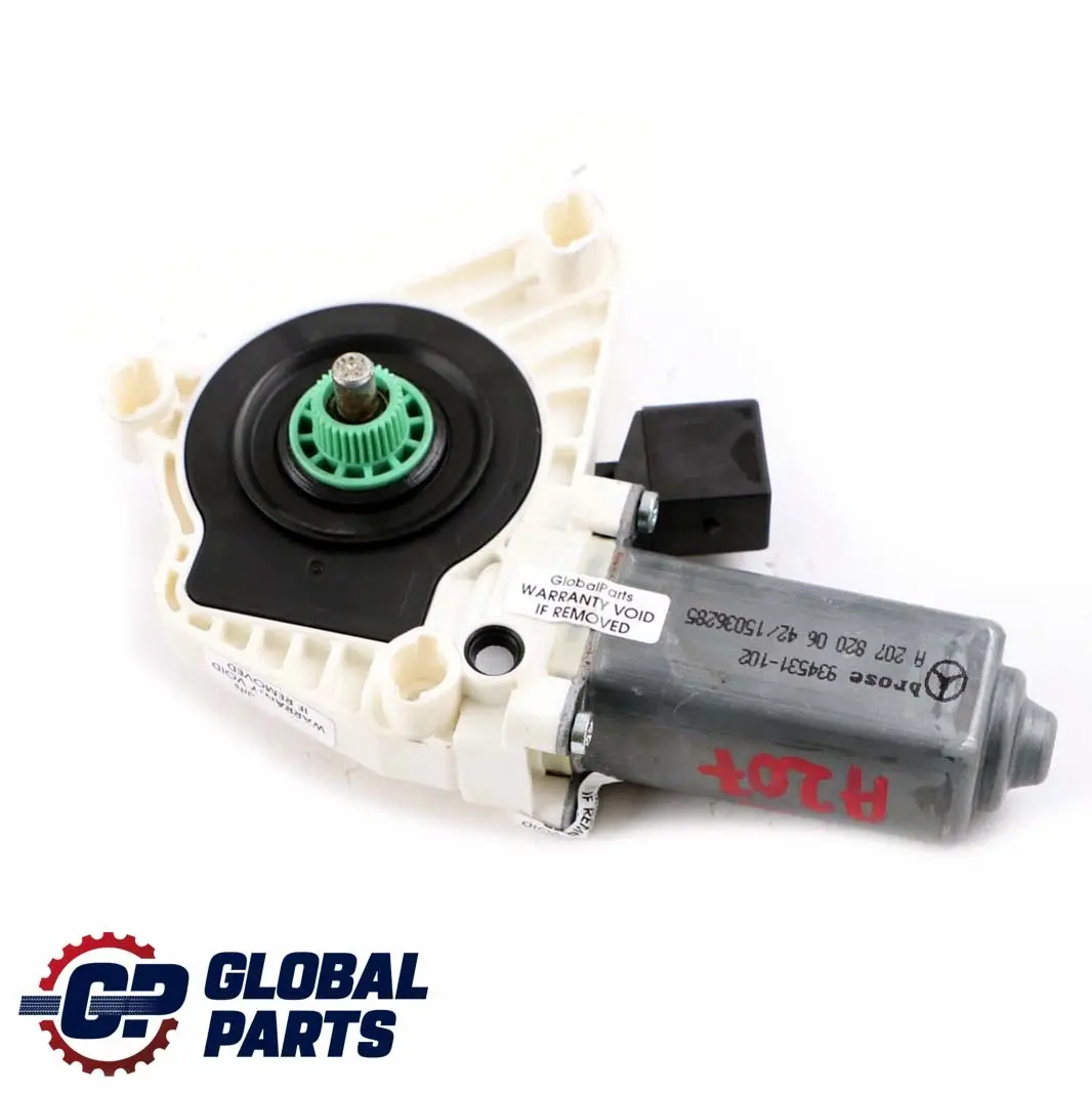W218 A207 Moteur Lève-vitre Avant Droit pour Mercedes à propos du numéro de pièce A2078200642 Mercedes W218 A207 Moteur Lève-vitre Avant Droit - SKU A2078200642 - Numéro de pièce A2078200642