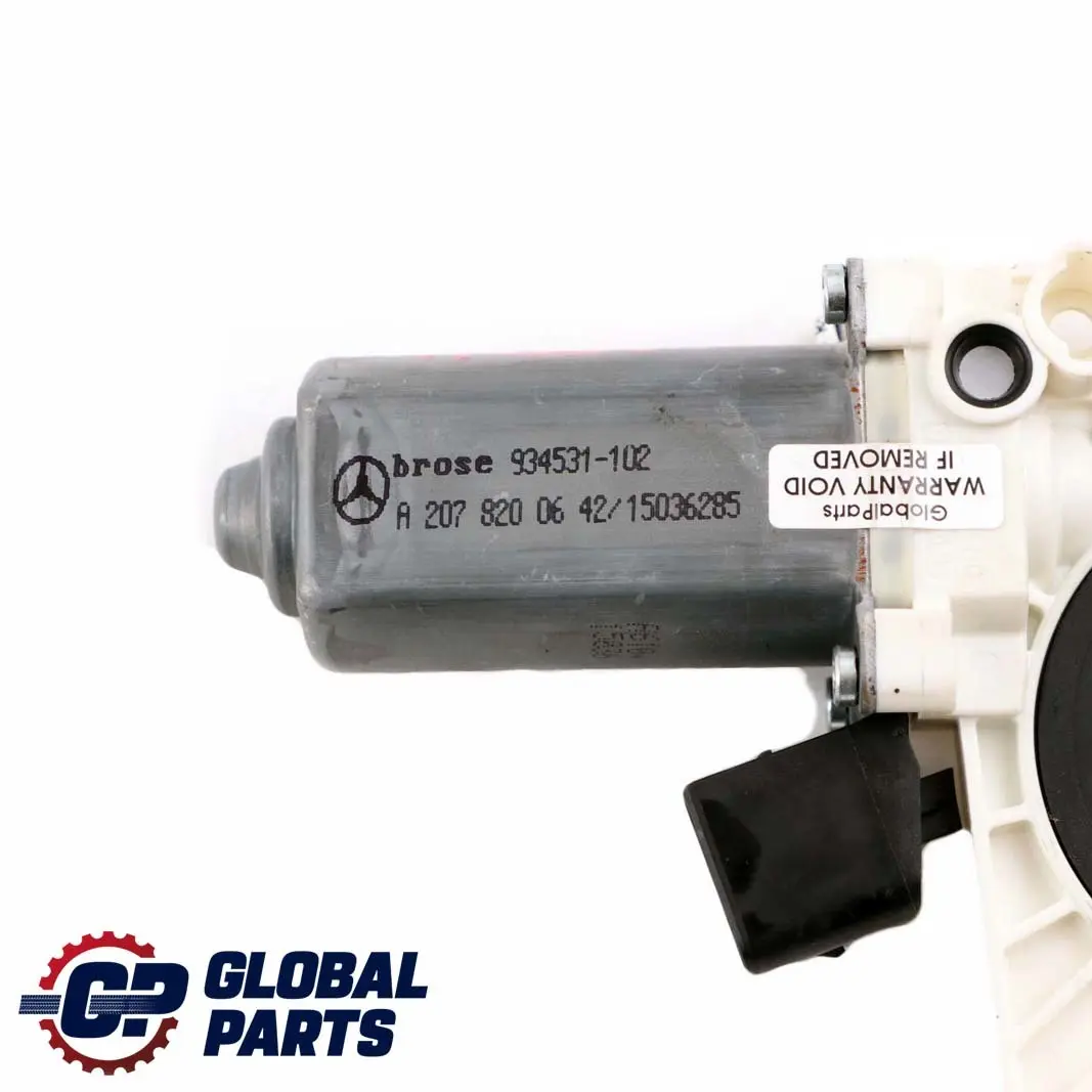 W218 A207 Tür Vorne Rechts Fensterheber Motor für Mercedes mit Teilenummer A2078200642 Mercedes W218 A207 Tür Vorne Rechts Fensterheber Motor - SKU A2078200642 - Teilenummer A2078200642