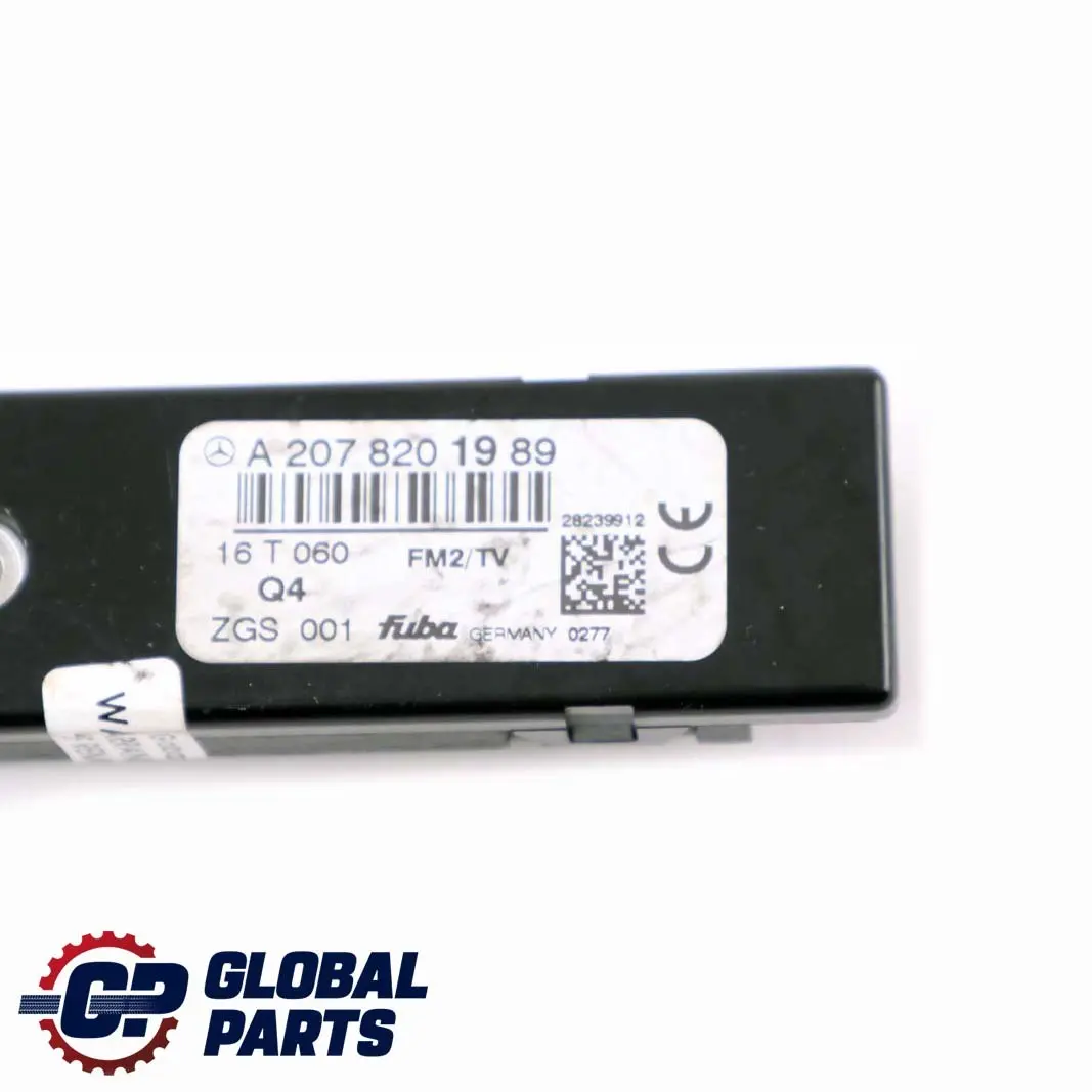 Mercedes-Benz W207 A207 Radio Antena Amplificador Módulo Unidad para con número de pieza A2078201989 Mercedes-Benz W207 A207 Radio Antena Amplificador Módulo Unidad - SKU A2078201989 - Número de pieza A2078201989