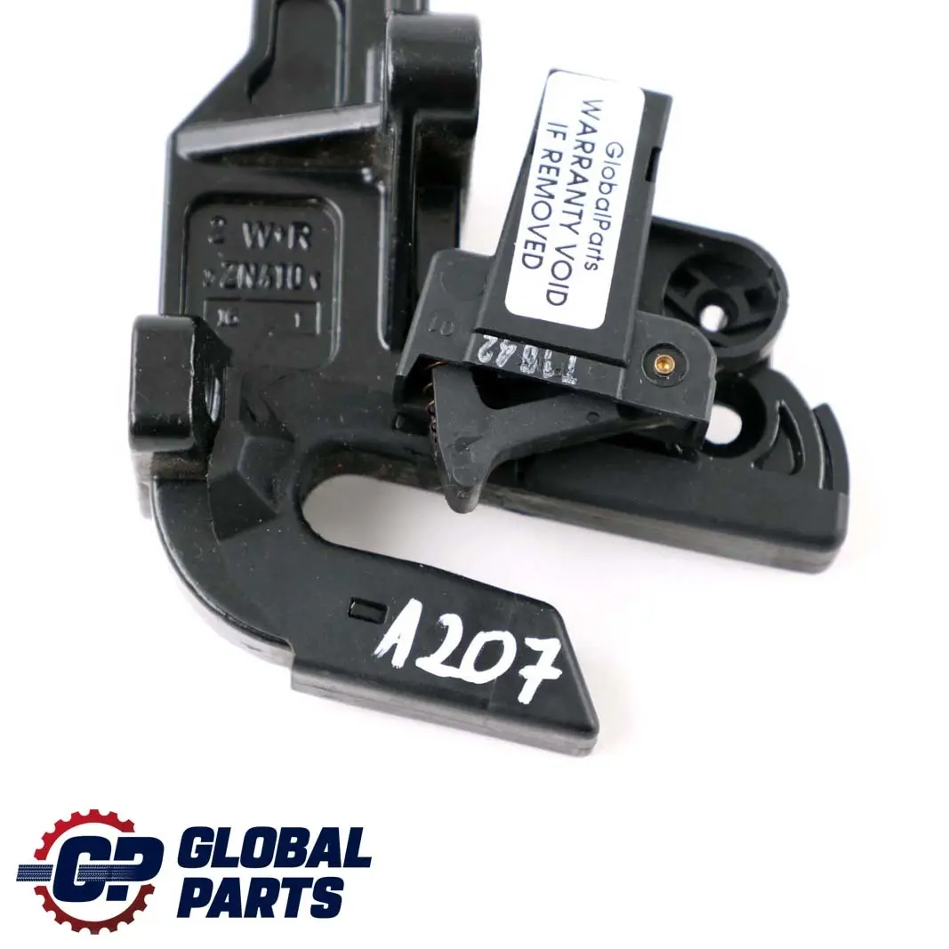 Mercedes-Benz A207 W207 Cabrio Folding Top Roof Lock Latch Switch Right O/S to with Part number A2078207910 Mercedes-Benz A207 W207 Cabrio Folding Top Roof Lock Latch Switch Right O/S - SKU A2078207910-1 - Part number A2078207910