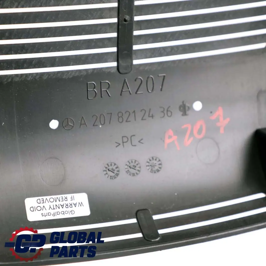 Mercedes-Benz E-Class A207 Interior Rear View Mirror Cover Trim to with Part number A2078212436 Mercedes-Benz E-Class A207 Interior Rear View Mirror Cover Trim - SKU A2078212436 - Part number A2078212436