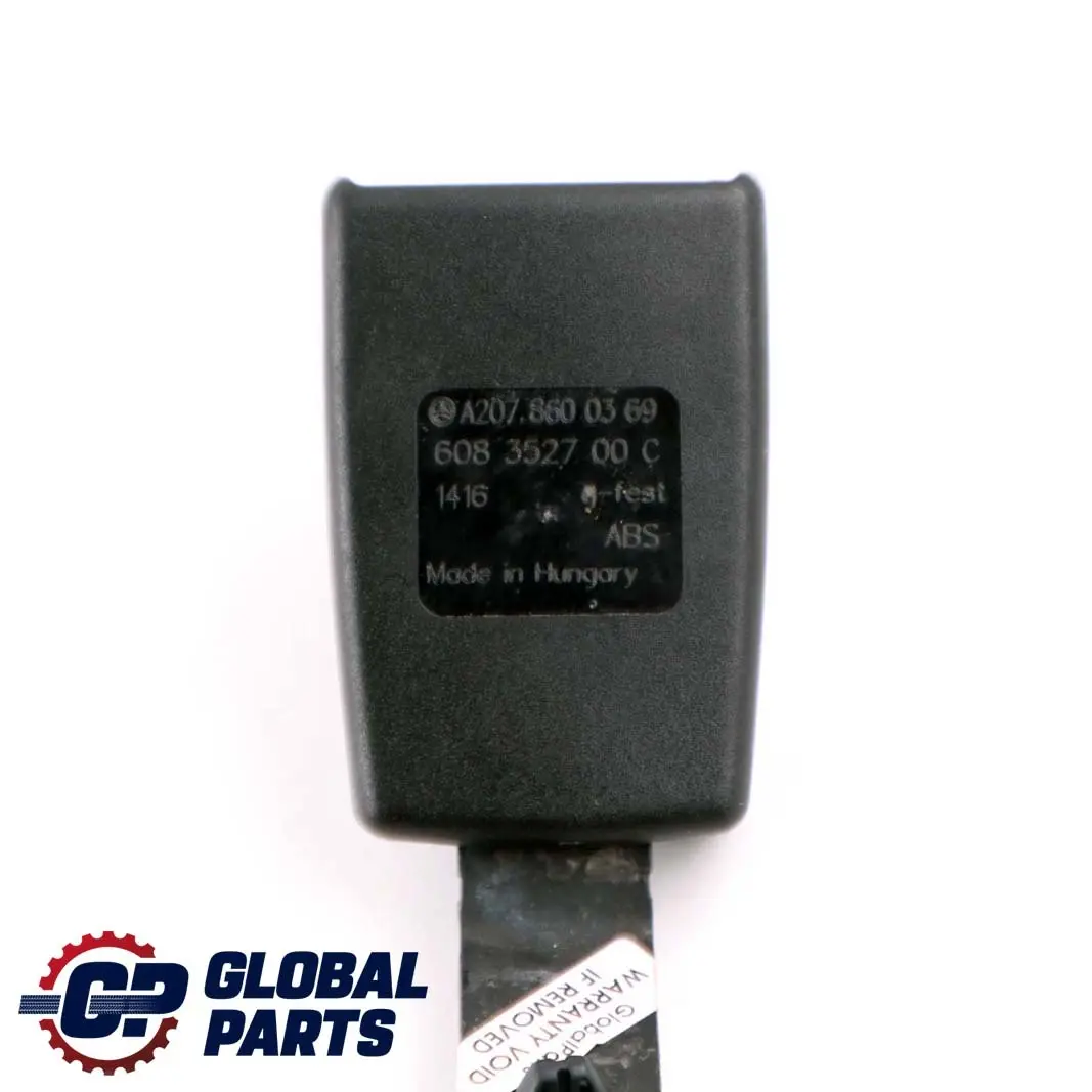 Mercedes A207 Tendeur de boucle de ceinture arrière gauche - SKU A2078600369 - Numéro de pièce A2078600369