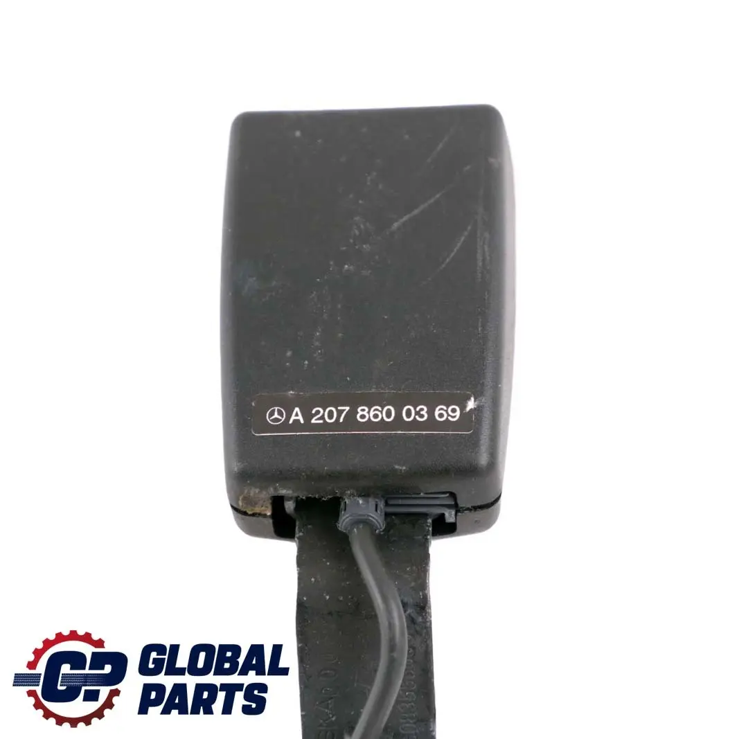 Mercedes A207 Tendeur de boucle de ceinture arrière gauche - SKU A2078600369 - Numéro de pièce A2078600369