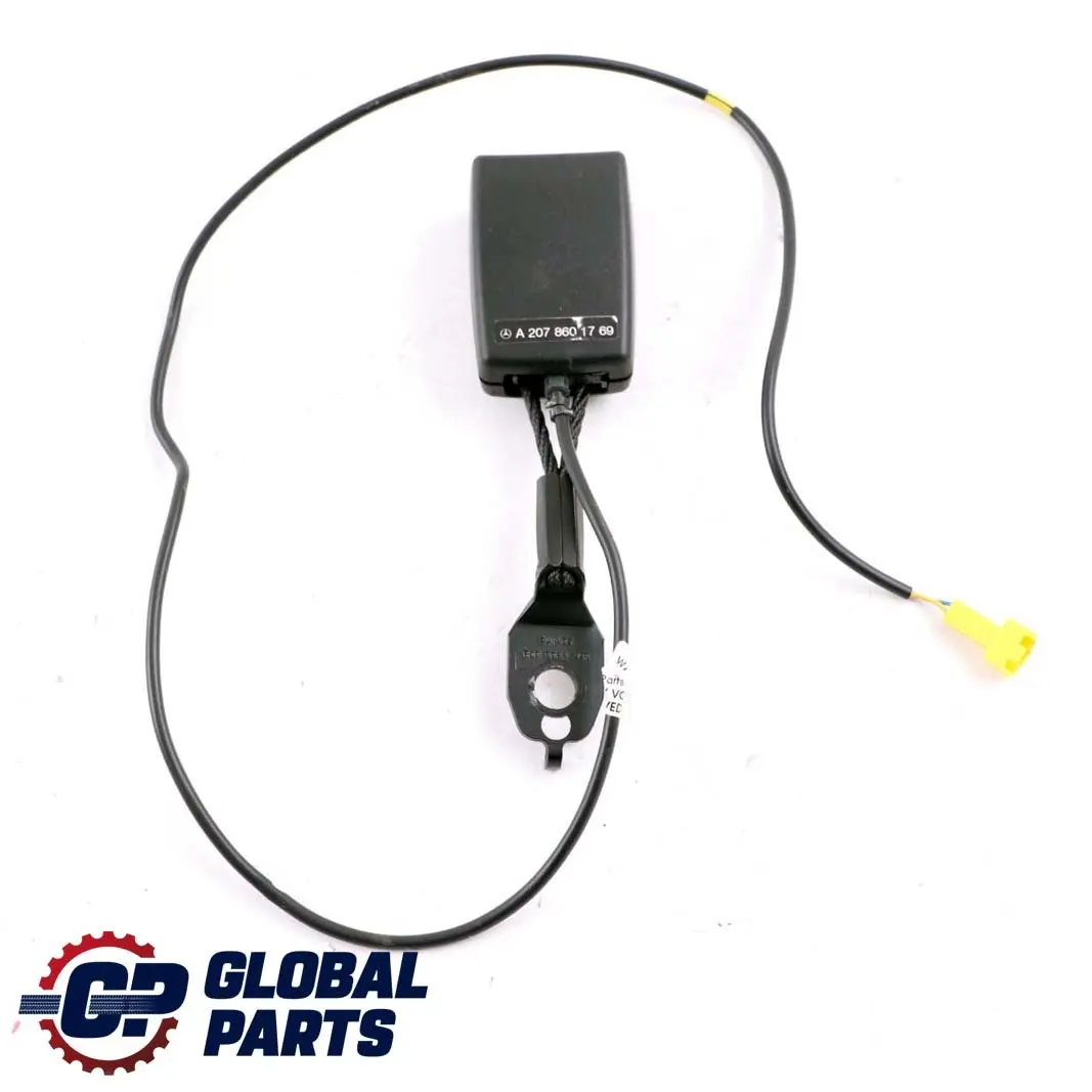 Front Left N/S Seat Belt Buckle Tensioner to Mercedes C207 with Part number A2078601769 Mercedes C207 Front Left N/S Seat Belt Buckle Tensioner - SKU A2078601769 - Part number A2078601769