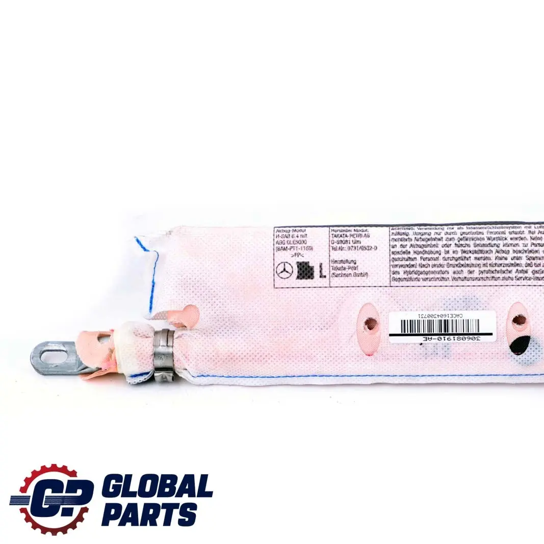  Mercedes-Benz A207 W207 Airbag de techo cortina izquierda - SKU A2078602302 - Número de pieza A2078602302