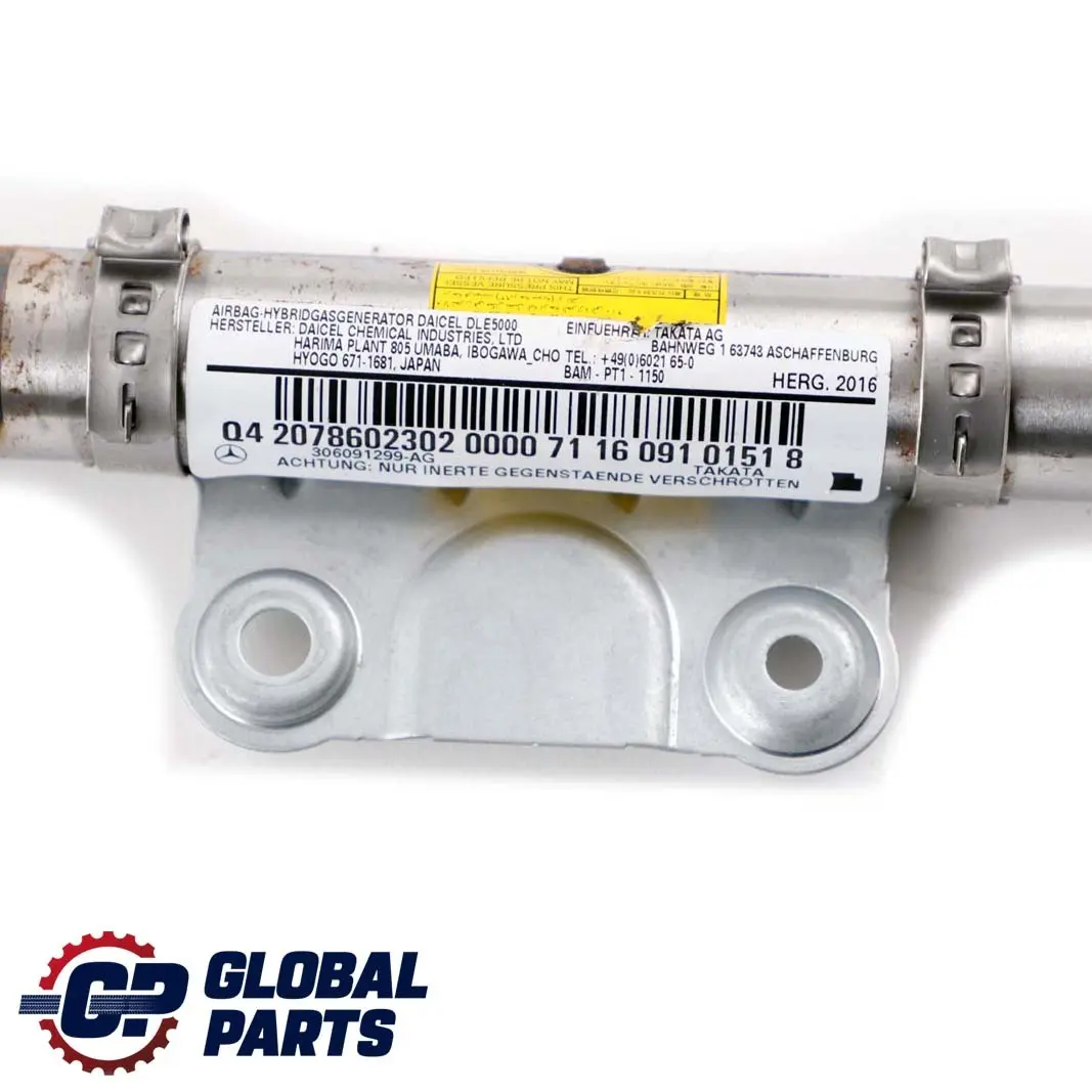  Mercedes-Benz A207 W207 Airbag per la testa a tendina sinistra - SKU A2078602302 - Numero di parte A2078602302