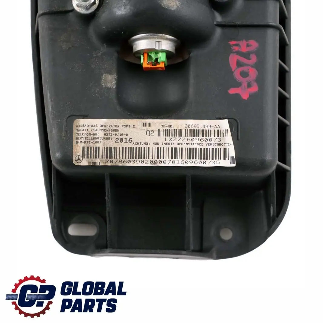 W207 Salpicadero Módulo Aire Lado Pasajero Delantero para Mercedes W204 con número de pieza A2078603902 Mercedes W204 W207 Salpicadero Módulo Aire Lado Pasajero Delantero - SKU A2078603902 - Número de pieza A2078603902