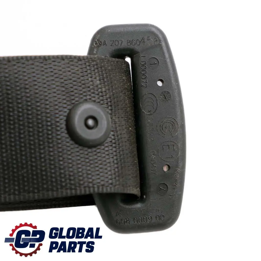Mercedes-Benz A207 W207 Convertible Rear Left N/S Seat Belt Black to with Part number A2078604585 Mercedes-Benz A207 W207 Convertible Rear Left N/S Seat Belt Black - SKU A2078604585 - Part number A2078604585