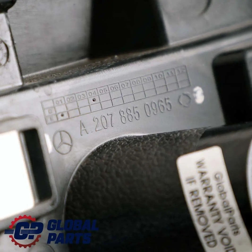 Mercedes W207 Rear Bumper Left N/S Holder Bracket Guide A2078850965 - SKU A2078800303 - Part number A2078800303