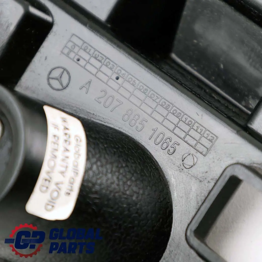 Mercedes-Benz W207 A207 Rear Bumper Right O/S Holder Bracket Guide A2078851065 to with Part number A2078800403 Mercedes-Benz W207 A207 Rear Bumper Right O/S Holder Bracket Guide A2078851065 - SKU A2078800403 - Part number A2078800403