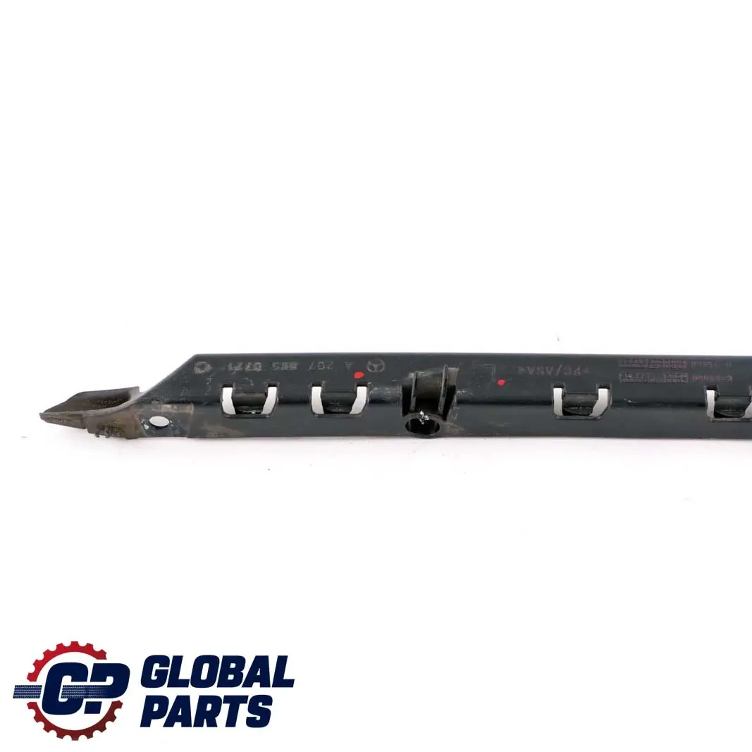 Mercedes W207 Moldura montaje soporte parachoques trasero superior izquierdo - SKU A2078850721 - Número de pieza A2078850721