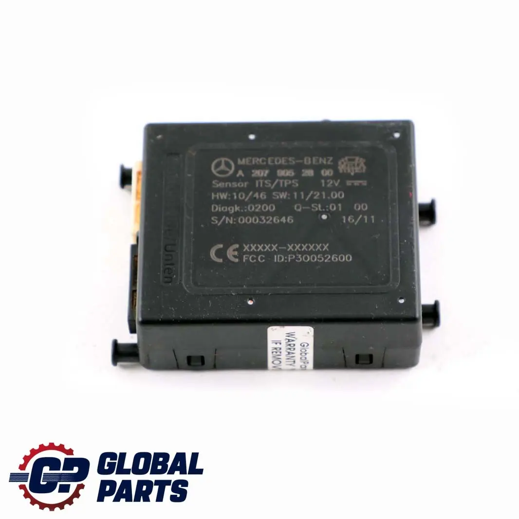 Clase E W207 Cabrio A207 Antirrobo Módulo Alarma Unidad Control ECU para Mercedes con número de pieza A2079052800 Mercedes Clase E W207 Cabrio A207 Antirrobo Módulo Alarma Unidad Control ECU - SKU A2079052800 - Número de pieza A2079052800