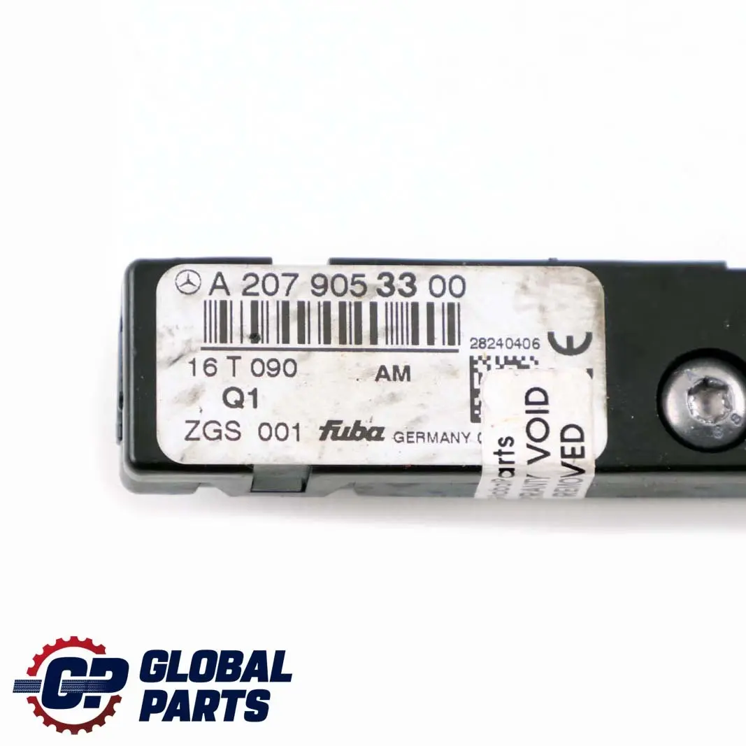 W207 Cabrio A207 Trasera Izquierda Radio Antena Amplificador para Mercedes con número de pieza A2079053300 Mercedes W207 Cabrio A207 Trasera Izquierda Radio Antena Amplificador - SKU A2079053300 - Número de pieza A2079053300