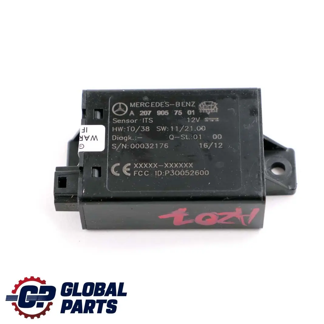 Mercedes E-Class W207 Cabrio A207 ITS Camera Control Unit Module ECU - SKU A2079057501 - Part number A2079057501