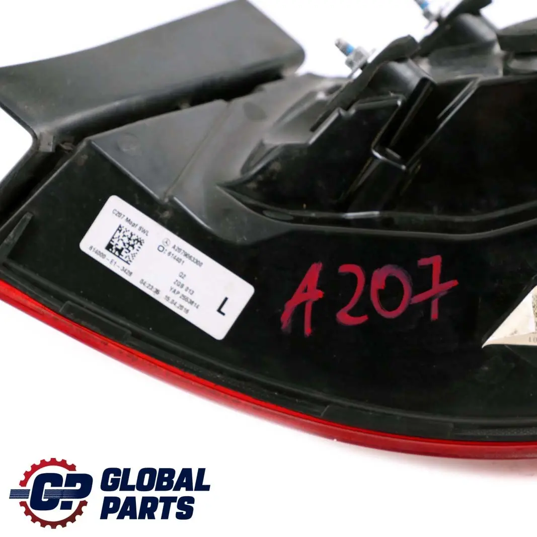  Mercedes-Benz E-Class W207 Rear Left N/S Taillight Tail Lamp Brake Light - SKU A2079063300 - Part number A2079063300
