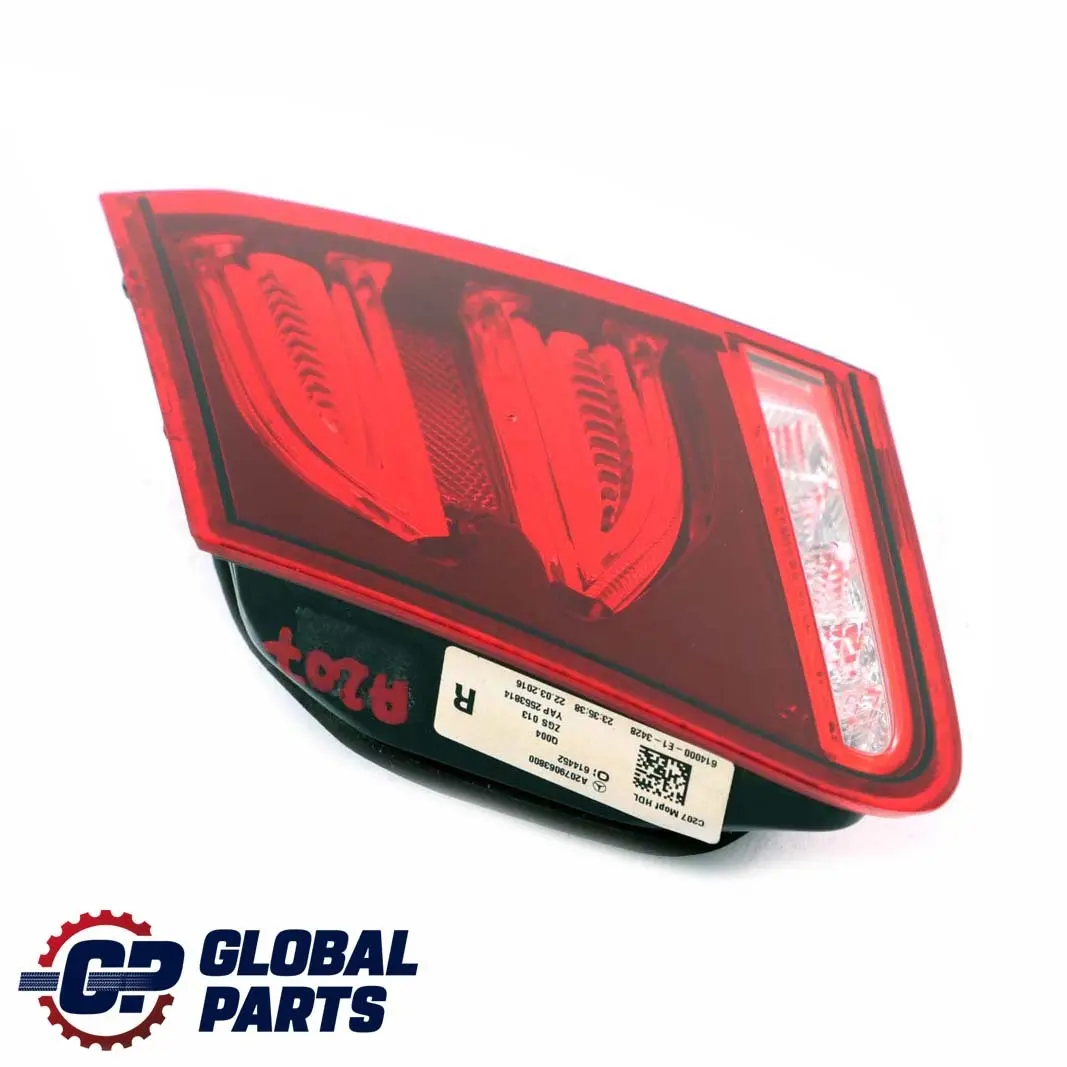 Mercedes-Benz E-Class W207 Rear Right O/S Boot Lid Bootlid Tail Lamp Light to with Part number A2079063800 Mercedes-Benz E-Class W207 Rear Right O/S Boot Lid Bootlid Tail Lamp Light - SKU A2079063800 - Part number A2079063800