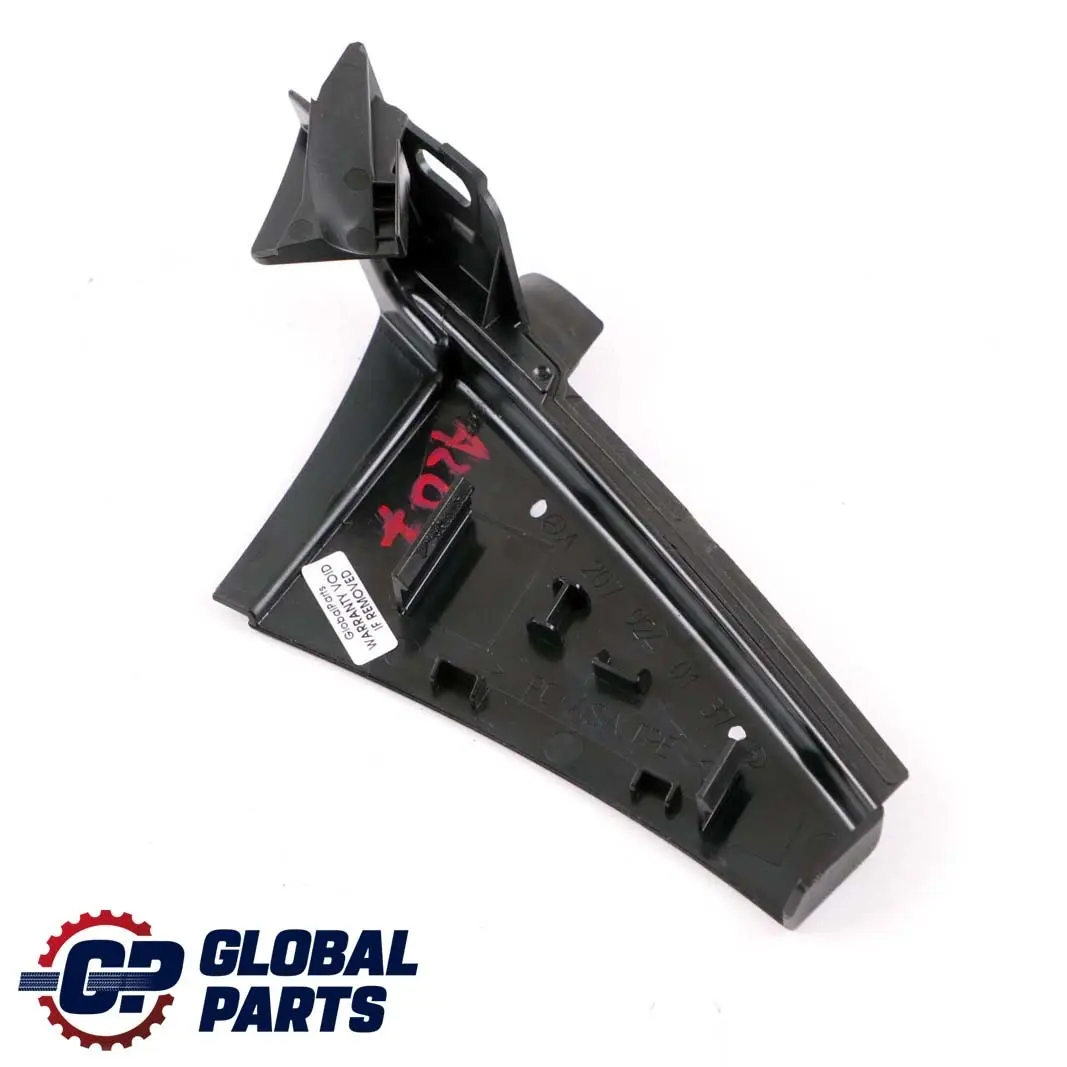 Mercedes-Benz E A207 Convertible Seat Belt Guide Cover Trim Left to with Part number A2079240137 Mercedes-Benz E A207 Convertible Seat Belt Guide Cover Trim Left - SKU A2079240137 - Part number A2079240137