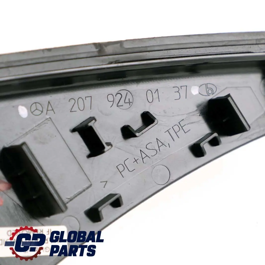 Mercedes-Benz E A207 Convertible Seat Belt Guide Cover Trim Left to with Part number A2079240137 Mercedes-Benz E A207 Convertible Seat Belt Guide Cover Trim Left - SKU A2079240137 - Part number A2079240137