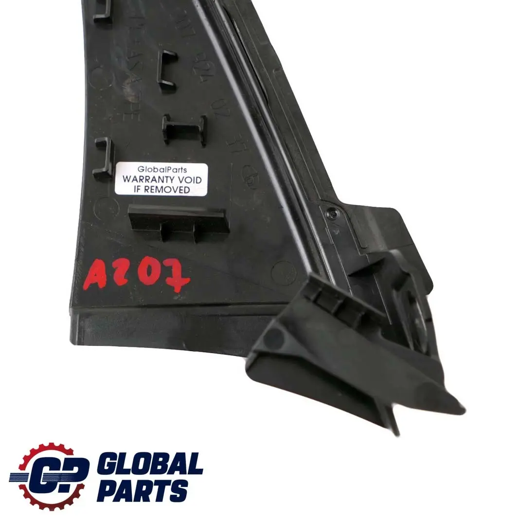 Mercedes-Benz E A207 Convertible Seat Belt Guide Cover Right O/S to with Part number A2079240237 Mercedes-Benz E A207 Convertible Seat Belt Guide Cover Right O/S - SKU A2079240237 - Part number A2079240237