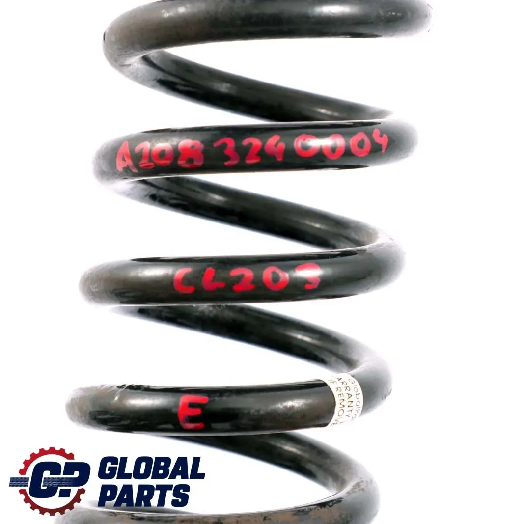 Mercedes-Benz CLC CL203 CLK C208 Ressort Arriere Ressort Helico?dal pour à propos du numéro de pièce A2083240004 Mercedes-Benz CLC CL203 CLK C208 Ressort Arriere Ressort Helico?dal - SKU A2083240004 - Numéro de pièce A2083240004