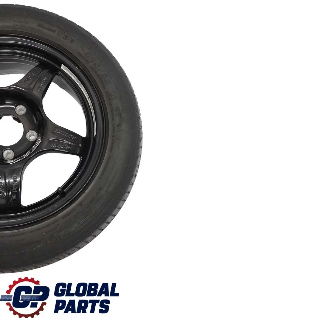  Mercedes-Benz W202 W203 Felge 16" Notrad Reserverad Reifen 205/55 A2084010602 - SKU A2084000102 - Teilenummer A2084000102