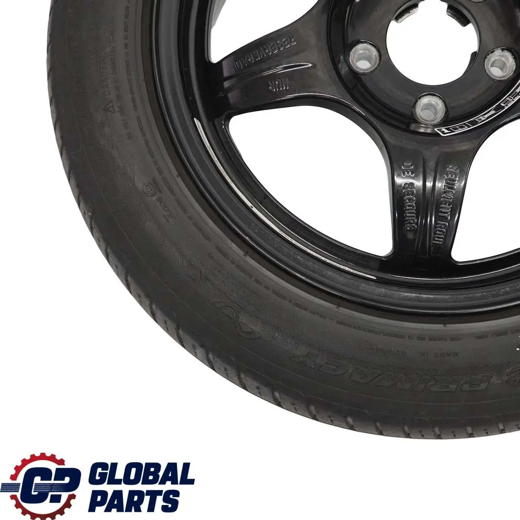  Mercedes-Benz W202 W203 Felge 16" Notrad Reserverad Reifen 205/55 A2084010602 - SKU A2084000102 - Teilenummer A2084000102