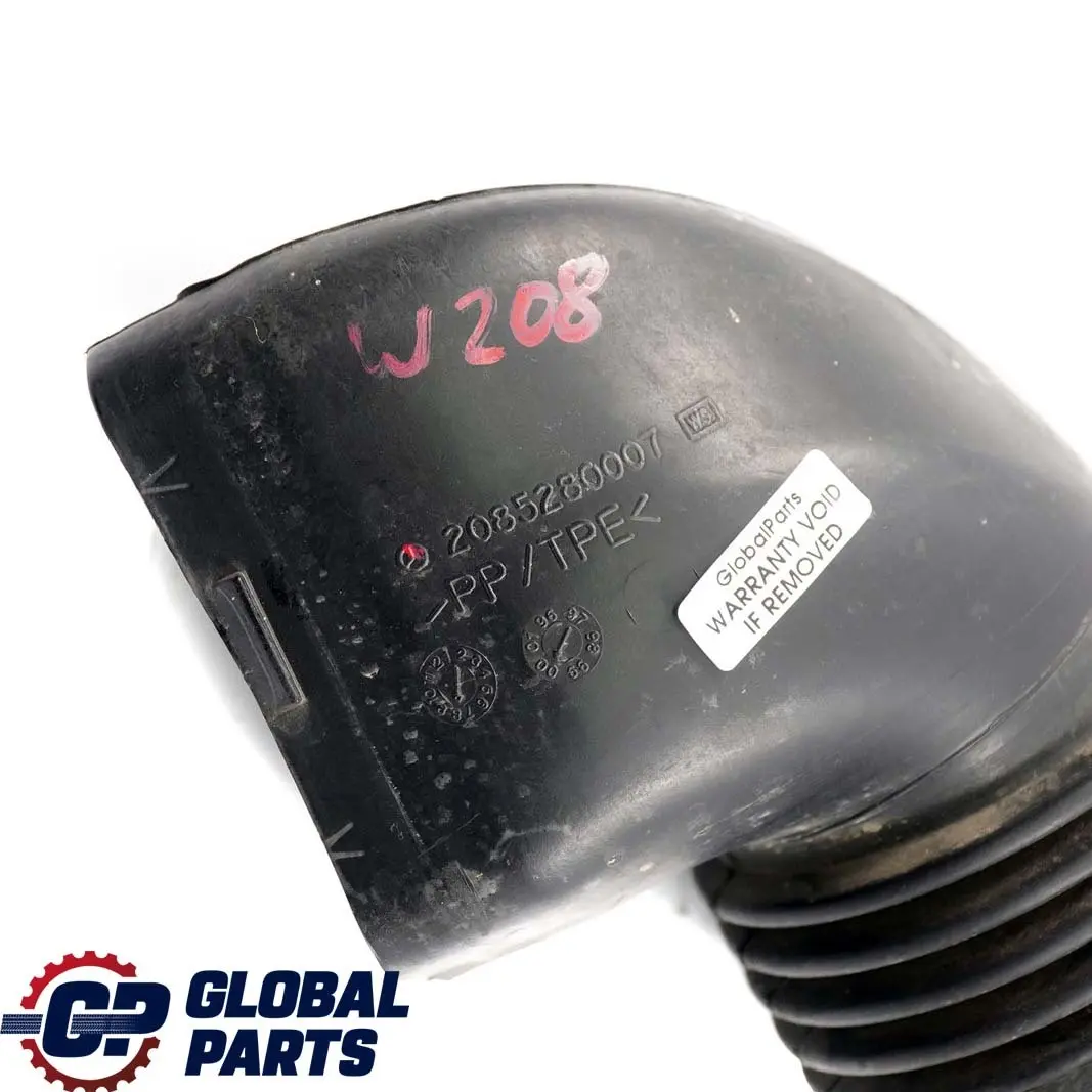 Mercedes-Benz CLK-Class W208 C208 Petrol Air Intake Hose Pipe Tube to with Part number A2085280007 Mercedes-Benz CLK-Class W208 C208 Petrol Air Intake Hose Pipe Tube - SKU A2085280007 - Part number A2085280007