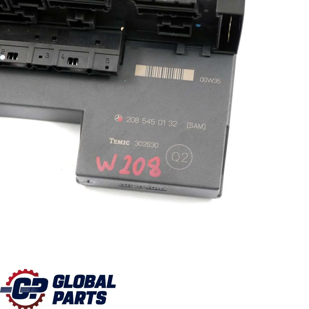 Mercedes-Benz W208 Fuse Box Relay Control Unit Electric Module SAM to with Part number A2085450132 Mercedes-Benz W208 Fuse Box Relay Control Unit Electric Module SAM - SKU A2085450132 - Part number A2085450132
