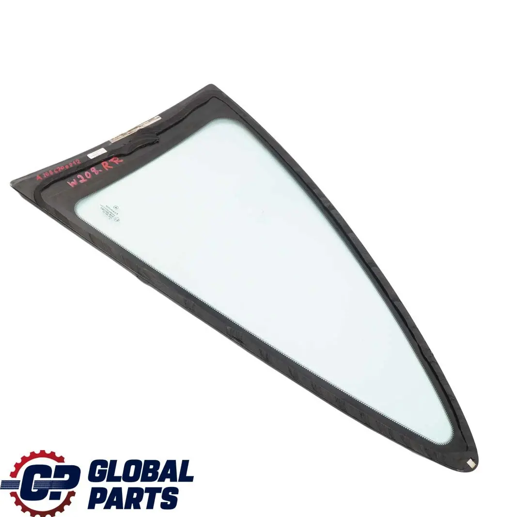  Mercedes-Benz CLK W208 C208 Hinten Rechts Gruen Glas Scheibe AS2 - SKU A2086700212 - Teilenummer A2086700212