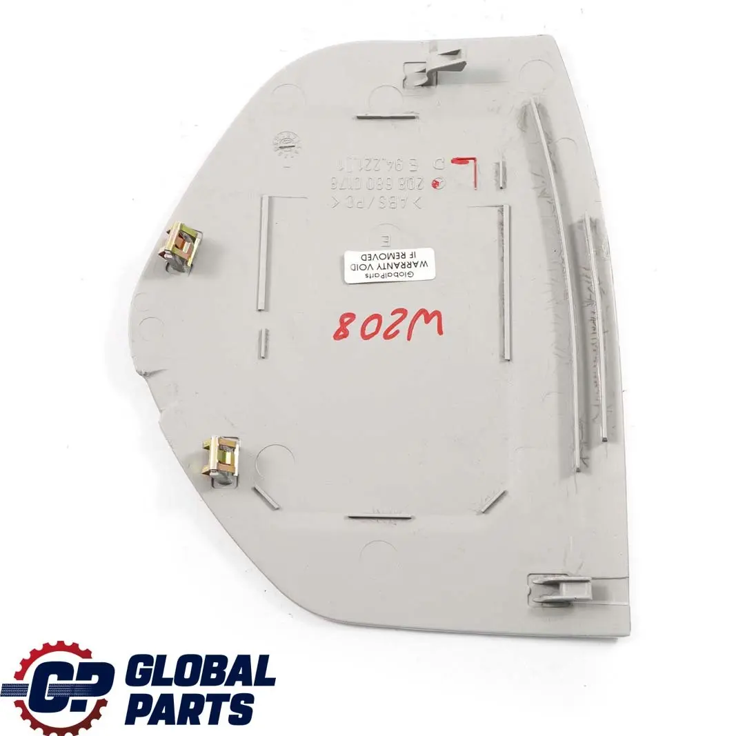 Mercedes-Benz CLK W208 Copertura Carenatura Sinistra Dashboard per con numero di parte A2086800178 Mercedes-Benz CLK W208 Copertura Carenatura Sinistra Dashboard - SKU A2086800178 - Numero di parte A2086800178