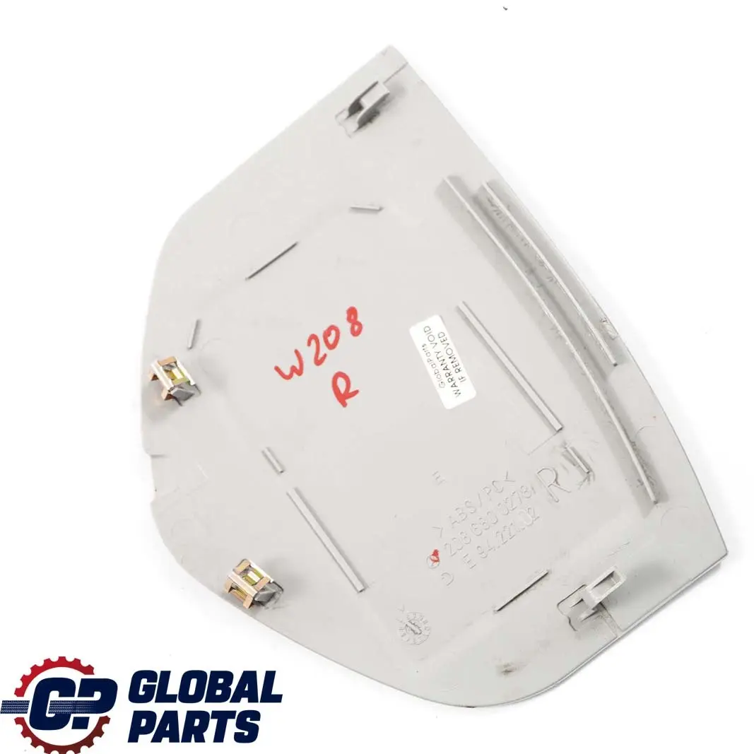 W208 anteriore destro O/S cruscotto copertura pannello per Mercedes CLK con numero di parte A2086800278 Mercedes CLK W208 anteriore destro O/S cruscotto copertura pannello - SKU A2086800278 - Numero di parte A2086800278
