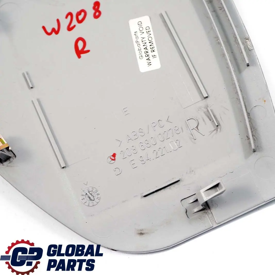 Mercedes-Benz CLK-Klasse W208 Abdeckung Rechts Armaturenbrett für mit Teilenummer A2086800278 Mercedes-Benz CLK-Klasse W208 Abdeckung Rechts Armaturenbrett - SKU A2086800278 - Teilenummer A2086800278