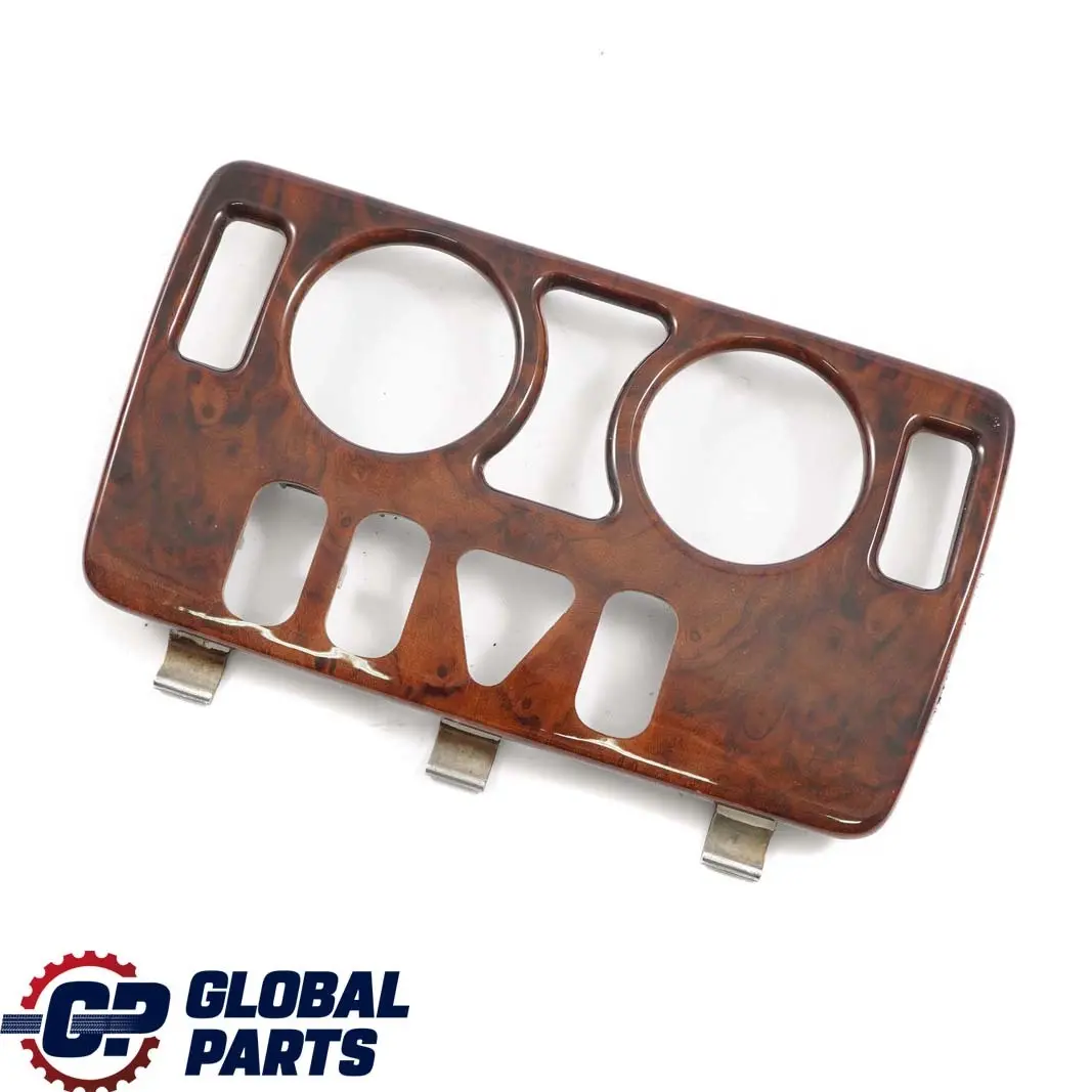 Mercedes W208 Consola Central Interruptor de Peligro Marco Cubierta Panel Madera - SKU A2086801736 - Número de pieza A2086801736