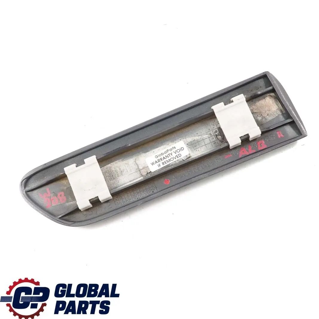 Mercedes-Benz CLK W208 Right O/S Fender Trim Strip Elegance Almandine Black to with Part number A2086900262 Mercedes-Benz CLK W208 Right O/S Fender Trim Strip Elegance Almandine Black - SKU A2086900262-ALB - Part number A2086900262