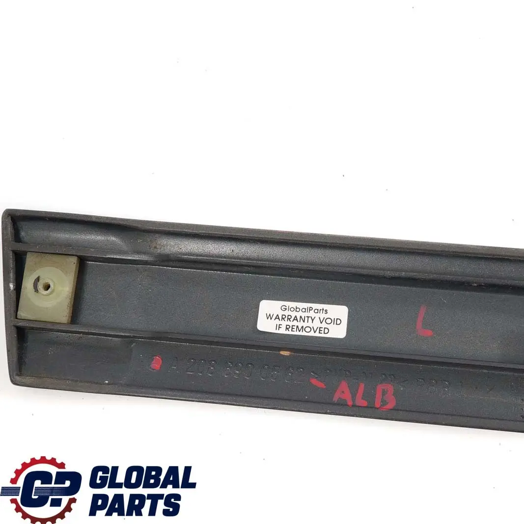 Mercedes-benz CLK C208 W208 Porte avant Gauche Bandes Decoratives Almandine Noir pour à propos du numéro de pièce A2086900562 Mercedes-benz CLK C208 W208 Porte avant Gauche Bandes Decoratives Almandine Noir - SKU A2086900562-ALB - Numéro de pièce A2086900562