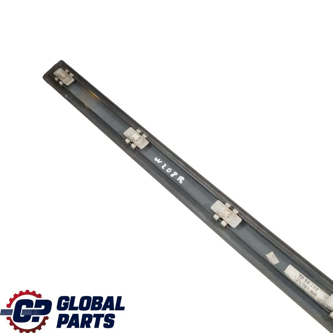 Mercedes-Benz C208 W208 Front Right O/S Door Trim Molding Strip Almandine Black to with Part number A2086900662 Mercedes-Benz C208 W208 Front Right O/S Door Trim Molding Strip Almandine Black - SKU A2086900662-ALB - Part number A2086900662