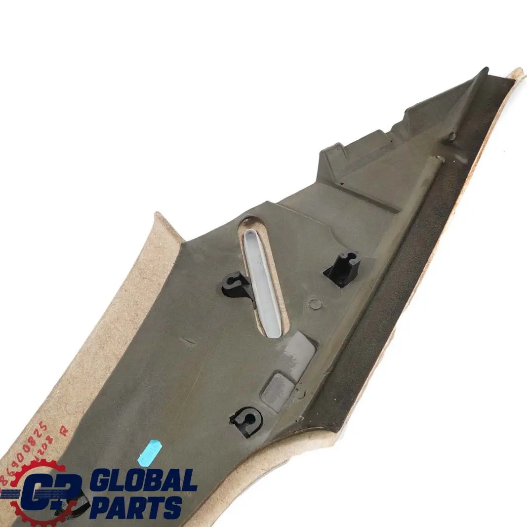 Mercedes-Benz C208 W208 Rear Right O/S C-Pillar Cover Panel Grey to with Part number A2086900825 Mercedes-Benz C208 W208 Rear Right O/S C-Pillar Cover Panel Grey - SKU A2086900825 - Part number A2086900825