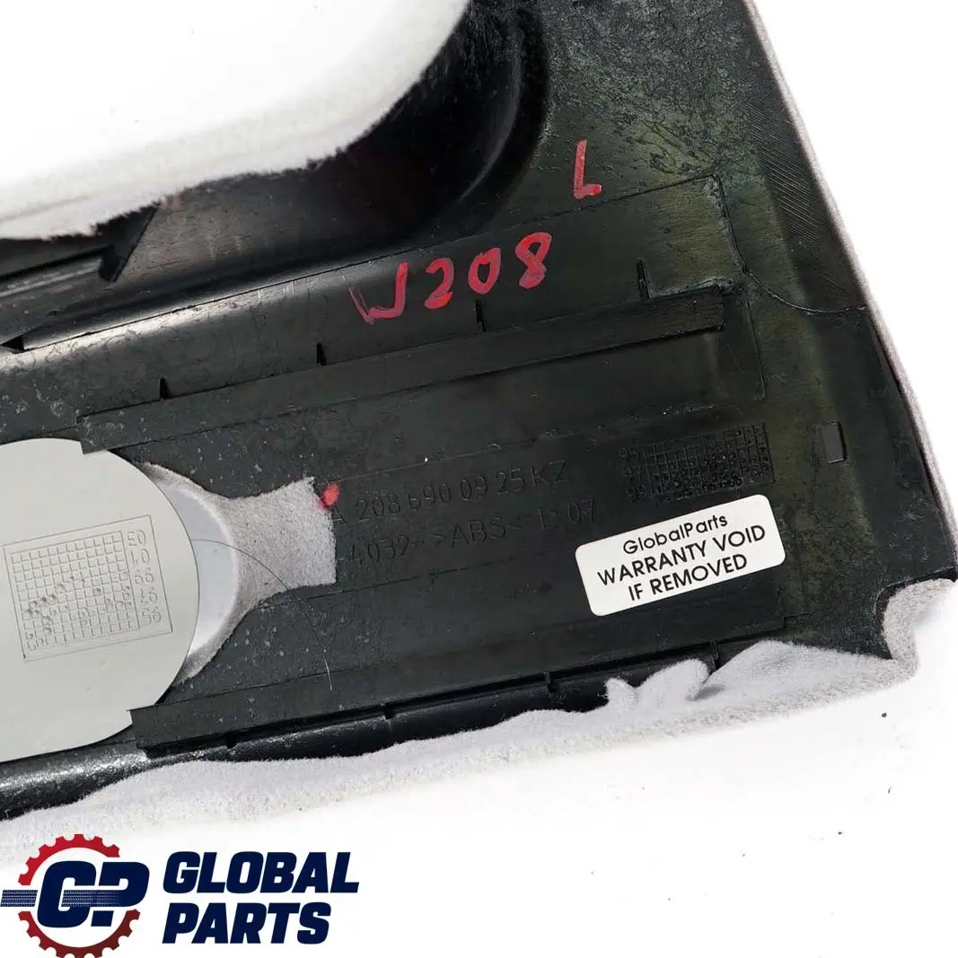 Mercedes-Benz CLK-Class W208 Left N/S B-Pillar Trim Cover Grey - SKU A2086900925 - Part number A2086900925
