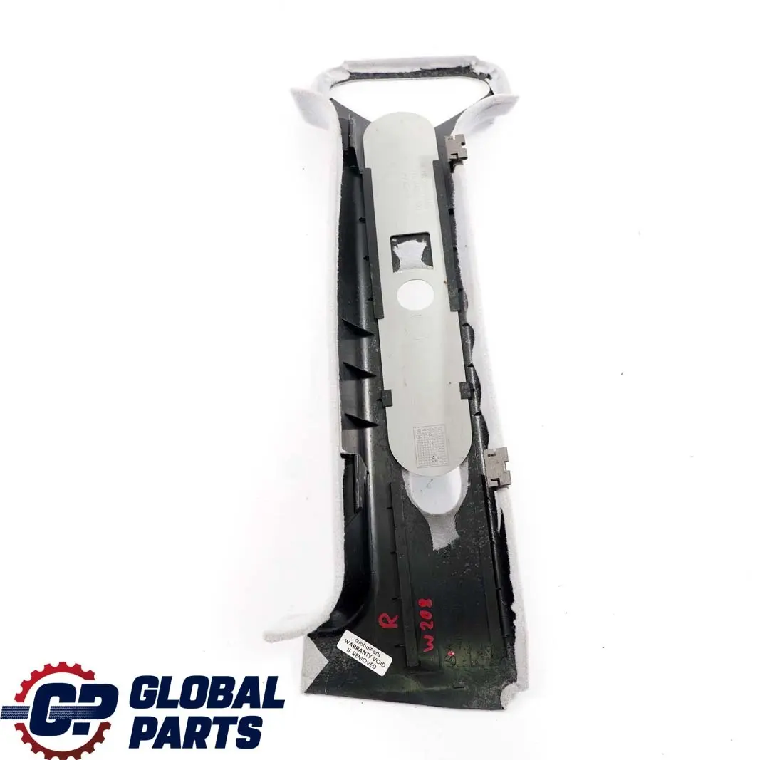 Mercedes-Benz CLK-Class W208 Right O/S B-Pillar Trim Cover Grey to with Part number A2086901025 Mercedes-Benz CLK-Class W208 Right O/S B-Pillar Trim Cover Grey - SKU A2086901025 - Part number A2086901025